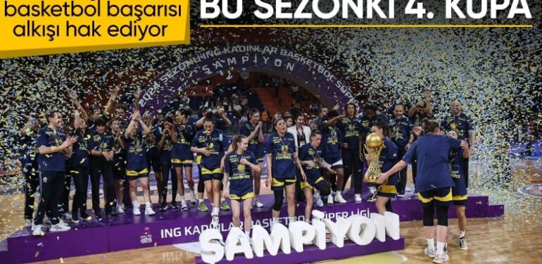 Fenerbahçe, Kadınlar Basketbol Ligi’nde şampiyon oldu